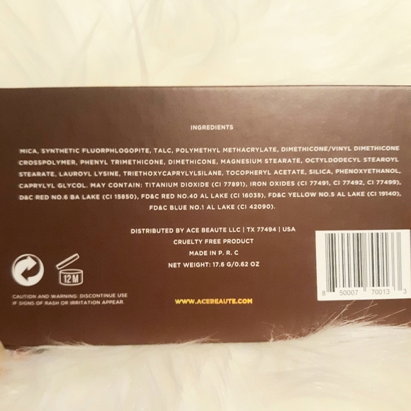 ACE BEAUTE  BRONZED IN PARADISE PALETTE - Picture 3 of 3